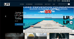 Desktop Screenshot of losspreventionfoundation.org